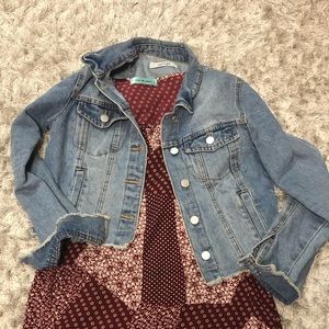 Cropped Jean Jacket